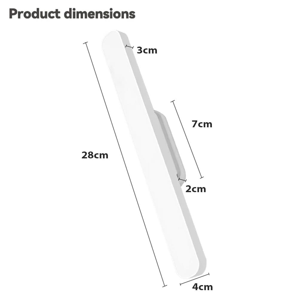 Lampe LED sous meuble rechargeable et tactile avec 3 modes de couleurs – مصباح مغناطيسي قابل للتثبيت في عدة أماكن - Électronique - صورة 5