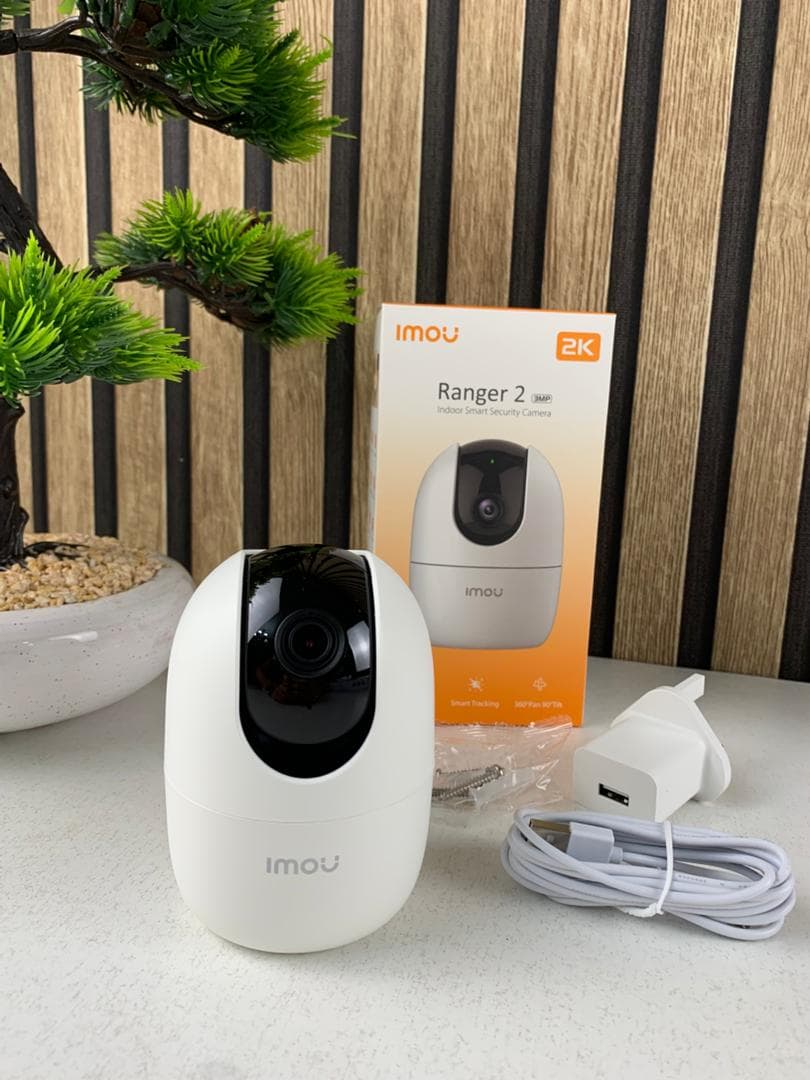 Caméra IMOU Ranger 2 3MP 2K avec fonction panoramique et inclinaison pour une couverture à 360° – كاميرة مراقبة ذكية - Maternité - صورة حقيقية 5
