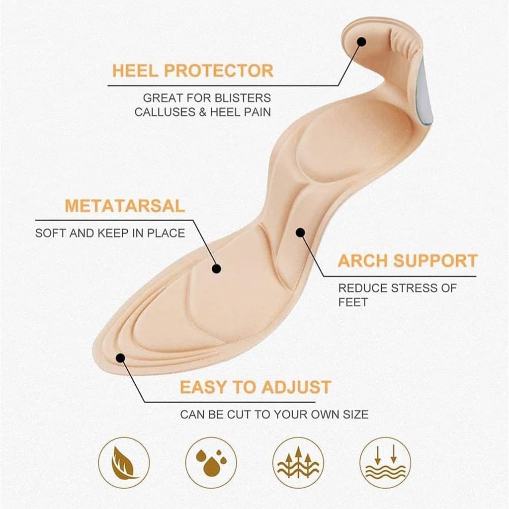 Semelles et coussinets de chaussures talons pour femmes 1 Paire - Soins et Beauté - صورة 2