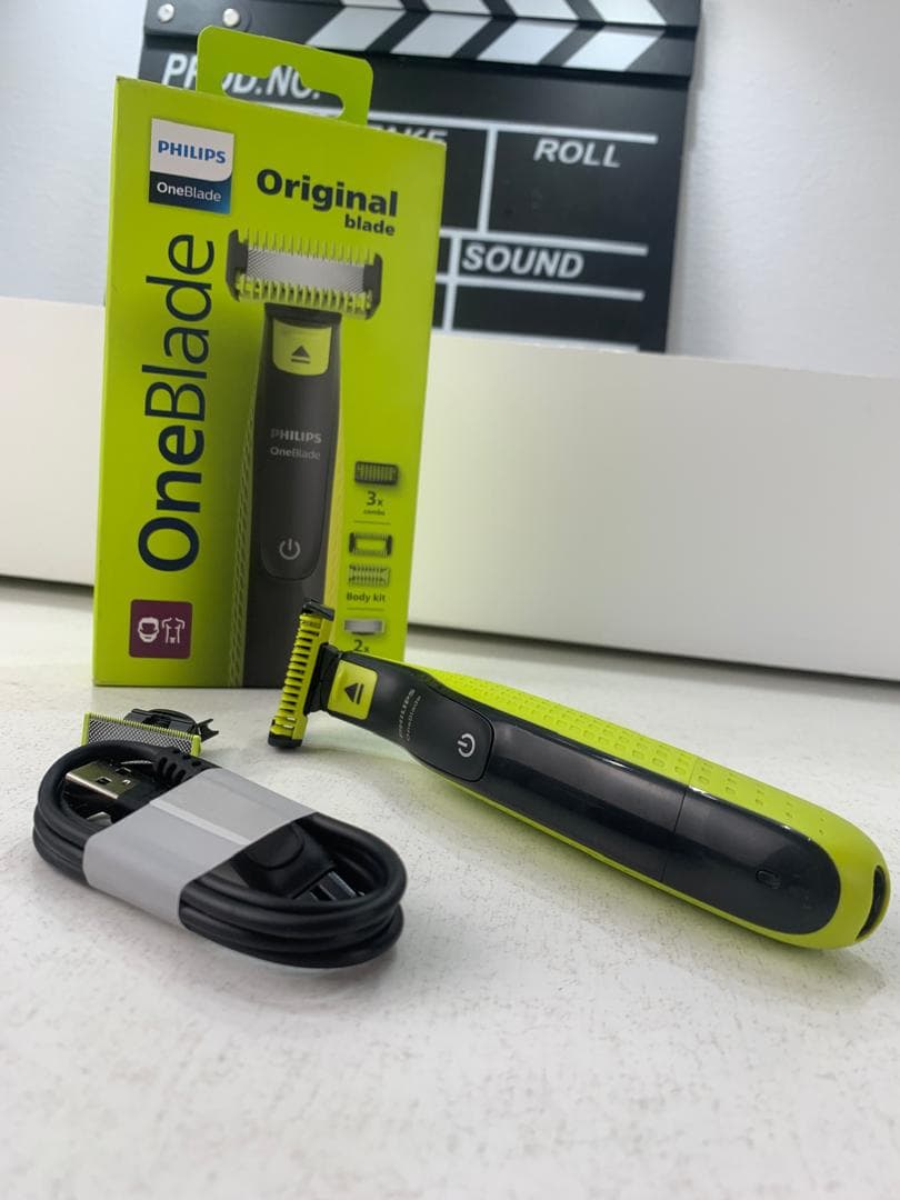 Philips OneBlade QP2824/10 Tondeuse Rechargeable Original – ماكينة حلاقة أصلية للرجال - Soins et Beauté - صورة حقيقية 10
