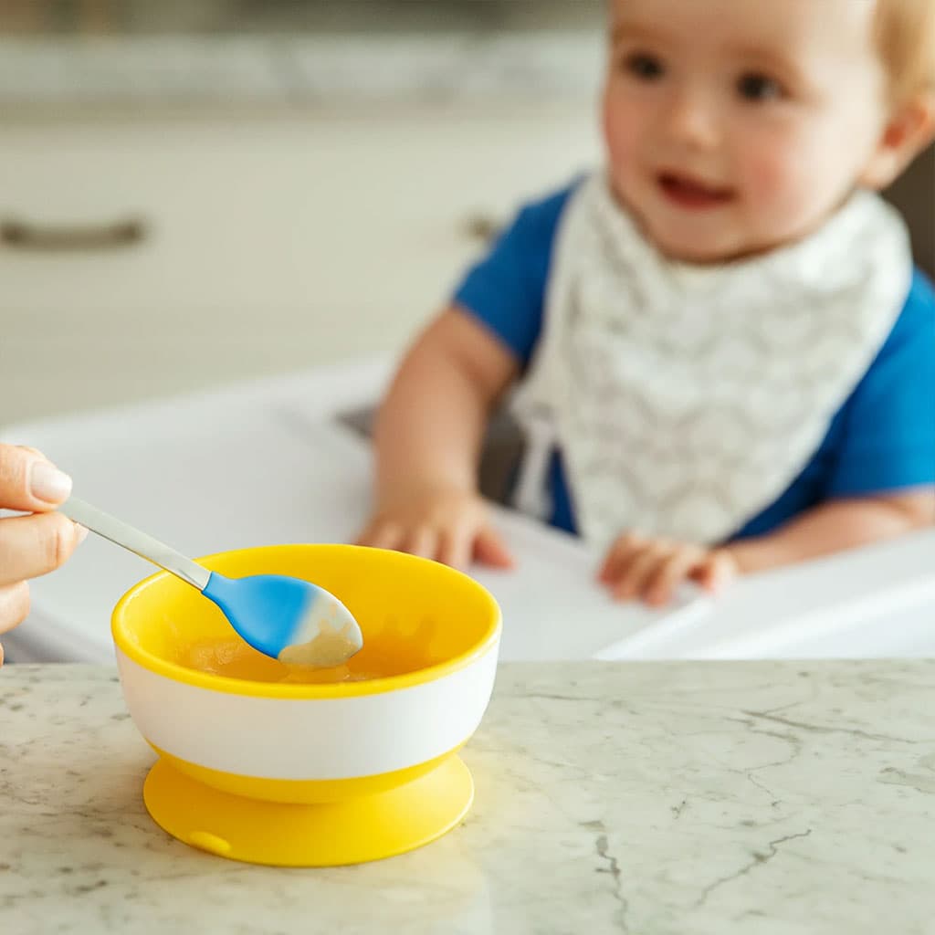 Pack 4Pcs Cuillère Bébé White Hot Thermosensible – طقم ملاعق لتغذية الأطفال مستشعرة للحرارة - Maternité - صورة 2