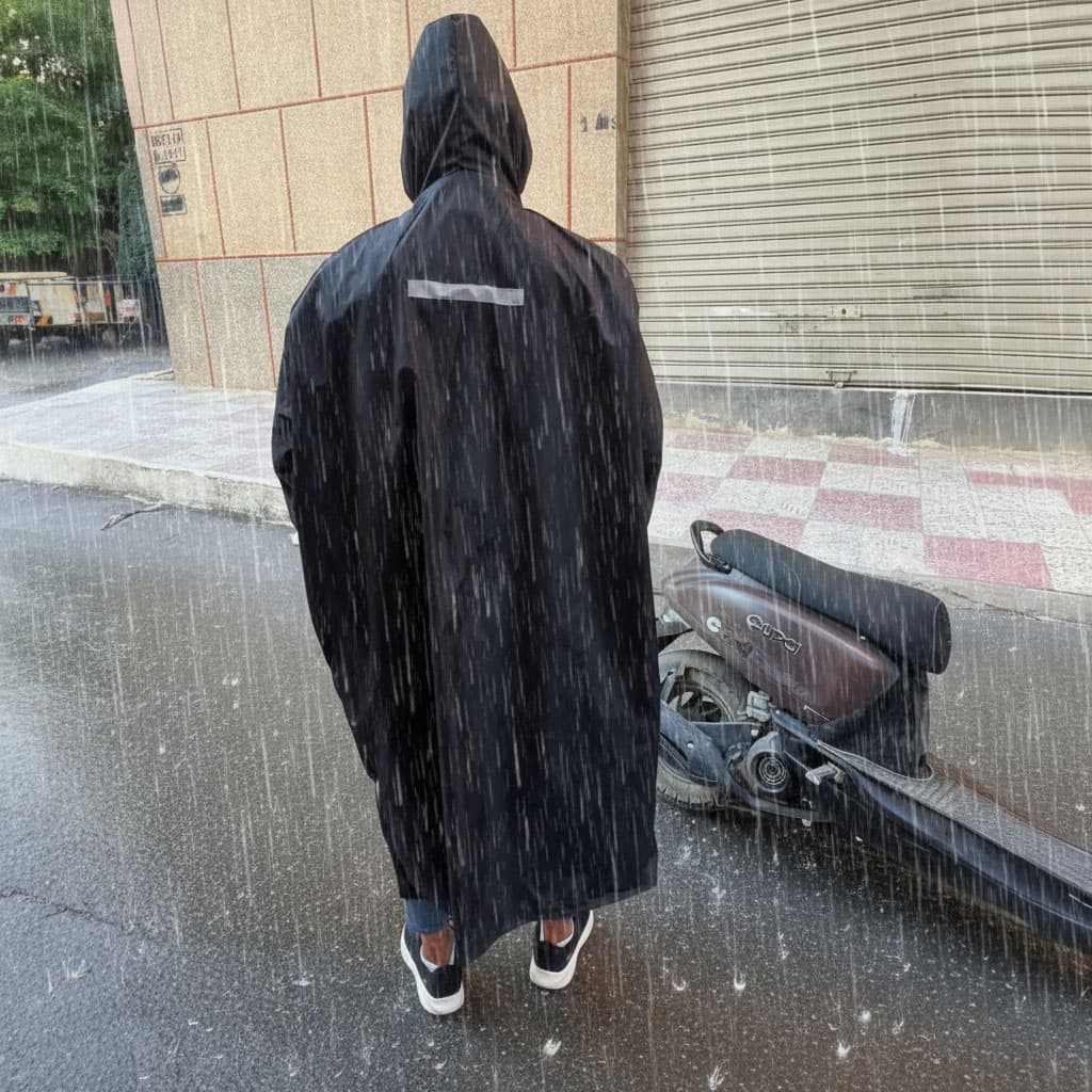 Combinaison de Protection Moto Imperméable V2 – معطف واقي من المطر لسائقي الدراجات - Accessoires Auto/Moto - صورة 4