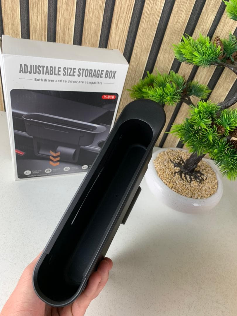 Boîte de Rangement Extensible entre les Sièges pour Voitures Y-916 – منظم أغراض في السيارة - Accessoires Auto/Moto - صورة حقيقية 8