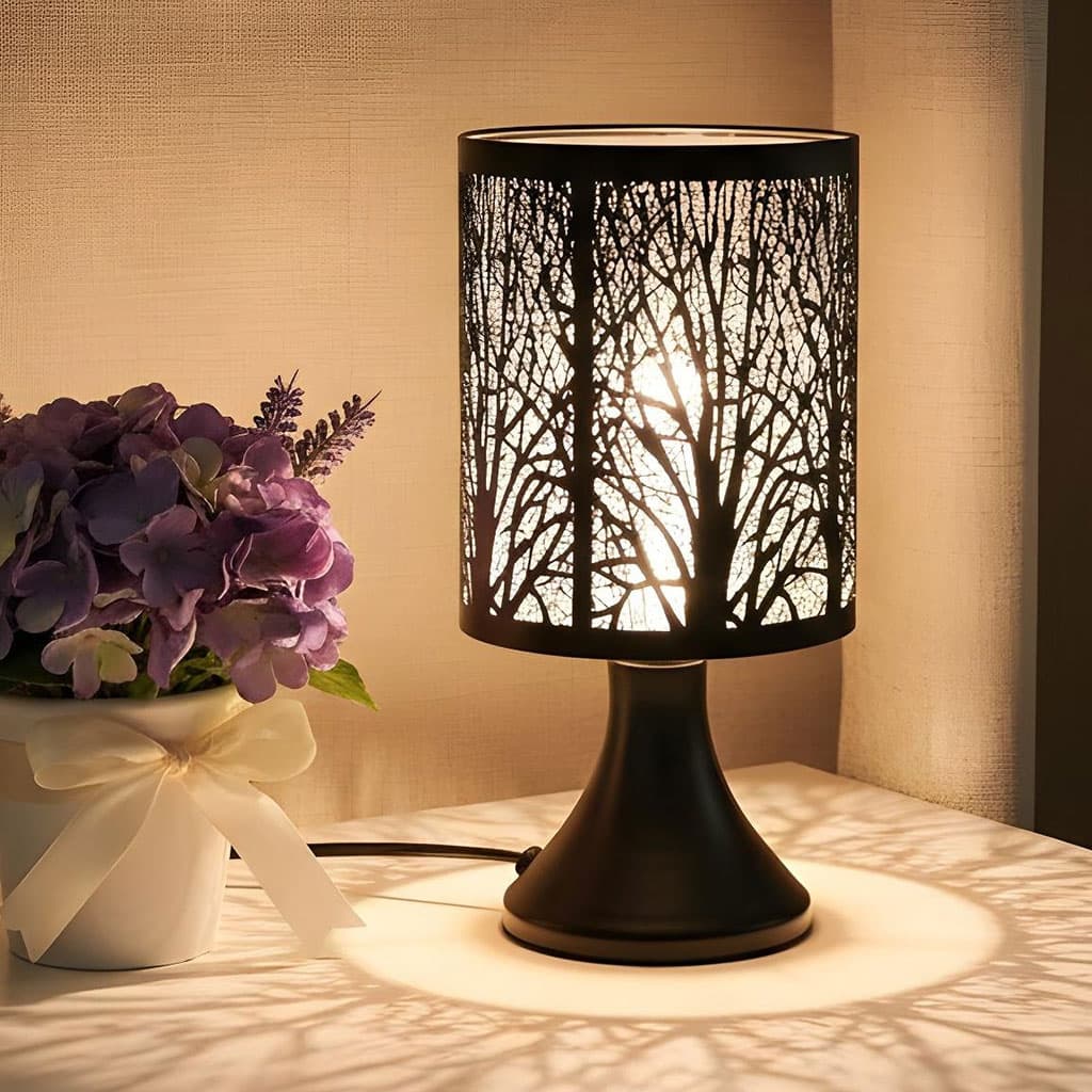 Lampe de Table Décorative Design Élégant Idéal pour Chambre de Nuit GM1 – مصباح غرفة النوم - Décoration - صورة 1