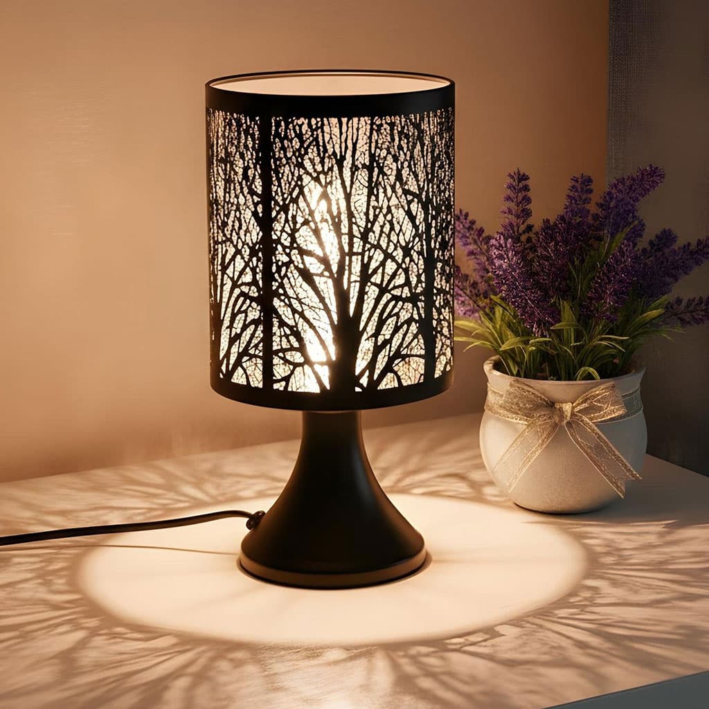 Lampe de Table Décorative Design Élégant Idéal pour Chambre de Nuit GM1 – مصباح غرفة النوم - Décoration - صورة 2