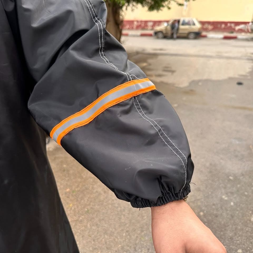 Pack d’hiver Pour Moto Combinaison Imperméable + gants thermiques + Cagoule V2 - Accessoires Auto/Moto - صورة حقيقية 5