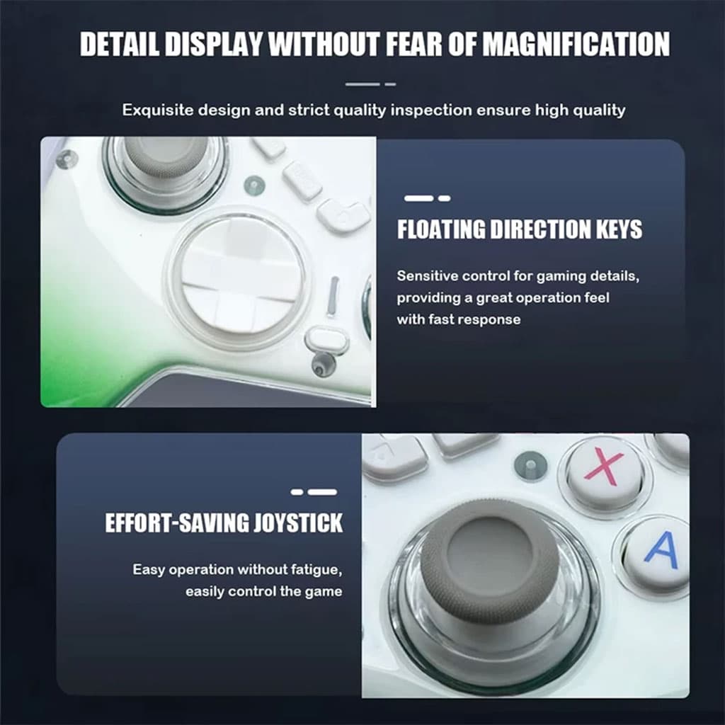 Manette de Jeu Sans Fil X6 Compatible P4,P3, Android, iOS, PC, Switch, TV Box – يد تحكم لاسلكية - Jouet & Gaming - صورة 6
