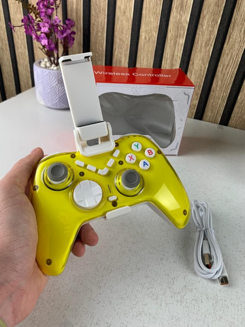 Manette de Jeu Sans Fil X6 Compatible P4,P3, Android, iOS, PC, Switch, TV Box – يد تحكم لاسلكية - Jouet & Gaming - صورة حقيقية 7