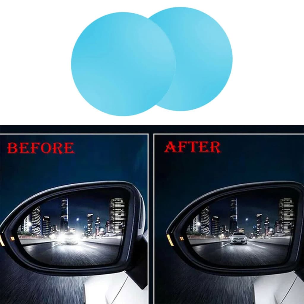 Film de Rétroviseur étanche Anti-Buée pour Voitures 2Pcs – ملصقات مرآة جانبية للسيارة - Accessoires Auto/Moto - صورة 7