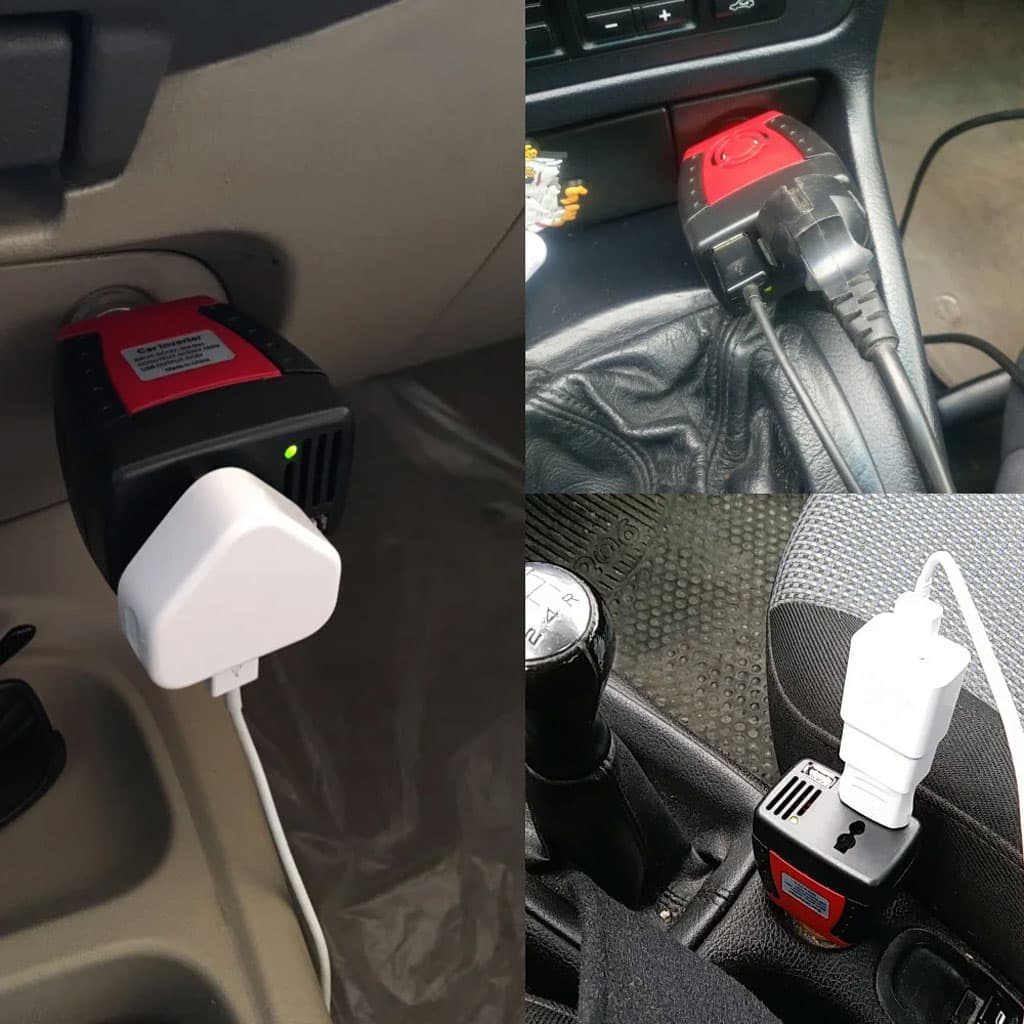 Convertisseur de tension automatique pour voitures 100W DC 12V à AC 220V – محول تيار الكهربائي - Accessoires Auto/Moto - صورة 4