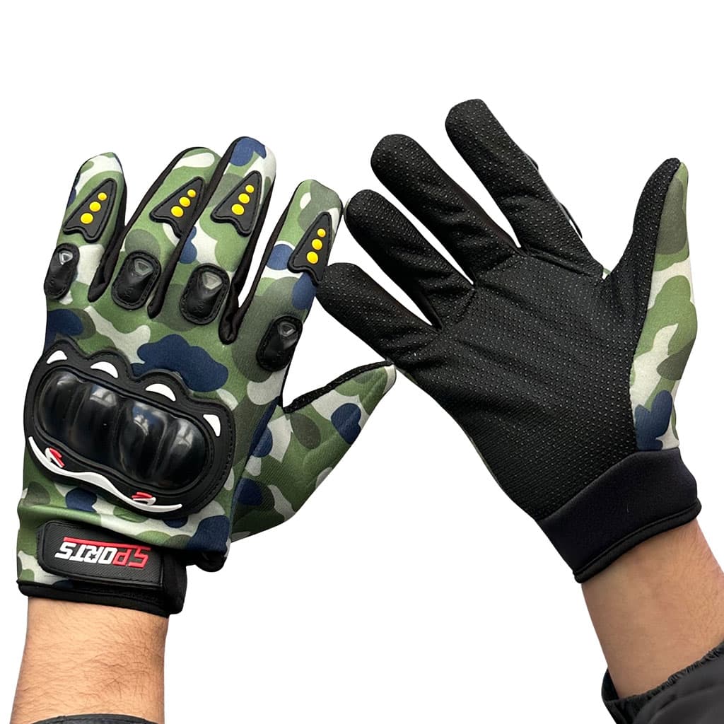 Gants de Moto Respirants Pro Biker à Doigts Longs V2 – قفازات إحترافية للدرجات النارية - Accessoires Auto/Moto - صورة 2
