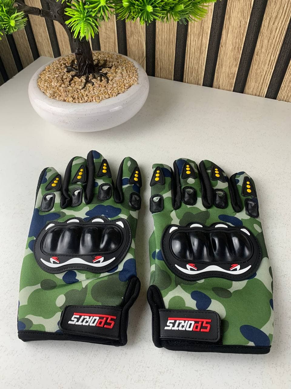 Gants de Moto Respirants Pro Biker à Doigts Longs V2 – قفازات إحترافية للدرجات النارية - Accessoires Auto/Moto - صورة حقيقية 7
