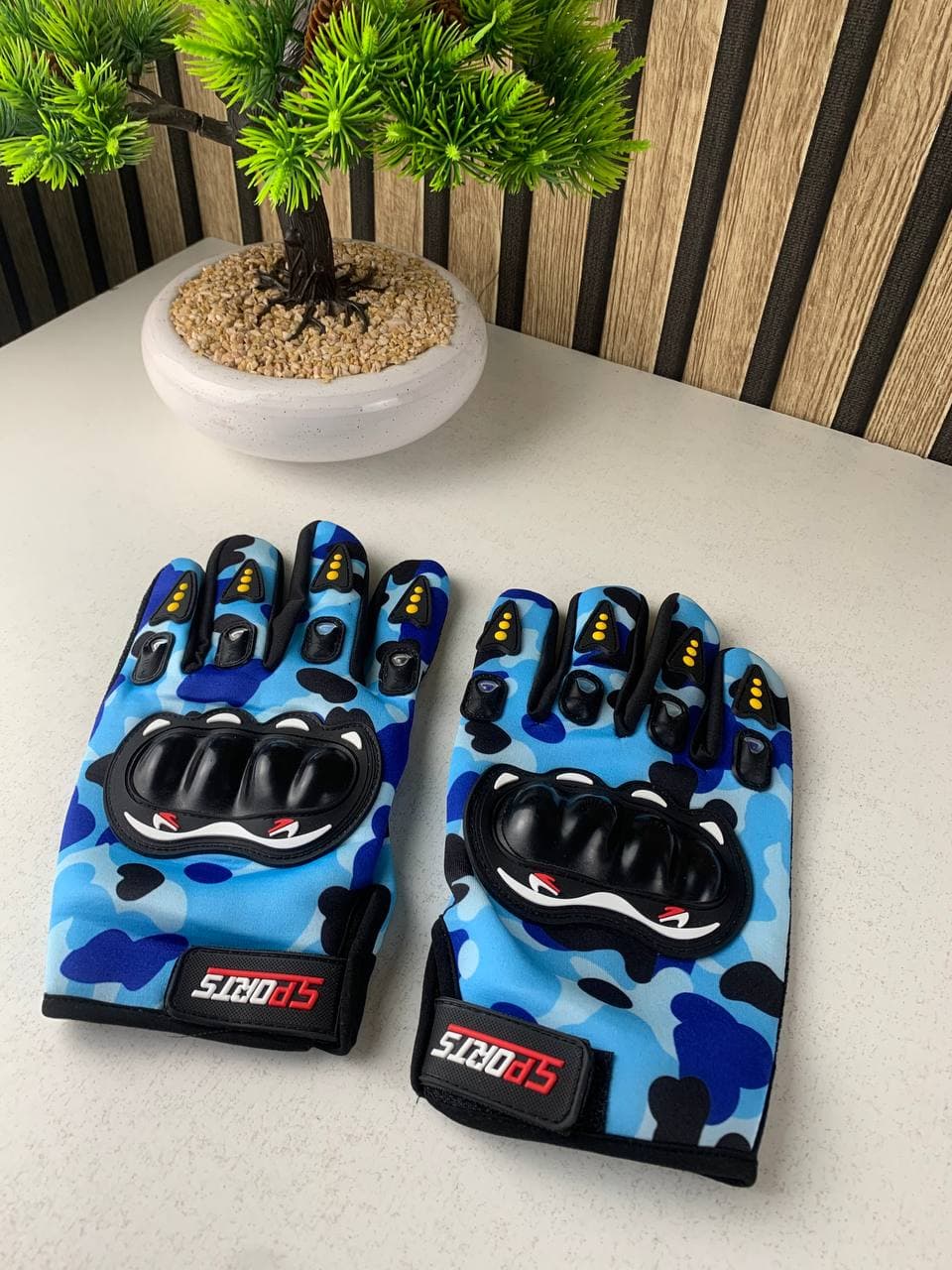 Gants de Moto Respirants Pro Biker à Doigts Longs V2 – قفازات إحترافية للدرجات النارية - Accessoires Auto/Moto - صورة حقيقية 9