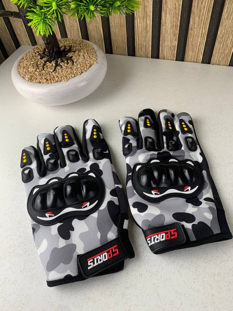 Gants de Moto Respirants Pro Biker à Doigts Longs V2 – قفازات إحترافية للدرجات النارية - Accessoires Auto/Moto - صورة حقيقية 11