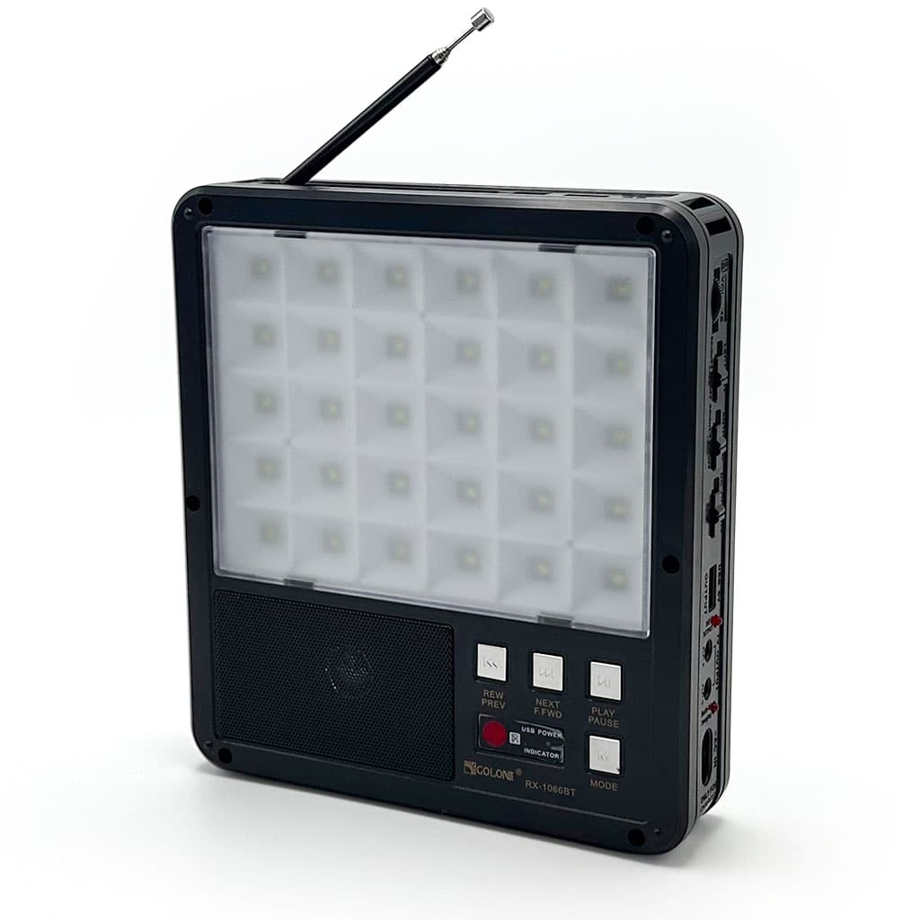 Kit d’Éclairage Solaire avec Haut Parleur Bluetooth RX-1066BT – طقم إنارة بالطاقة الشمسية - Camping et Randonnée - صورة 5