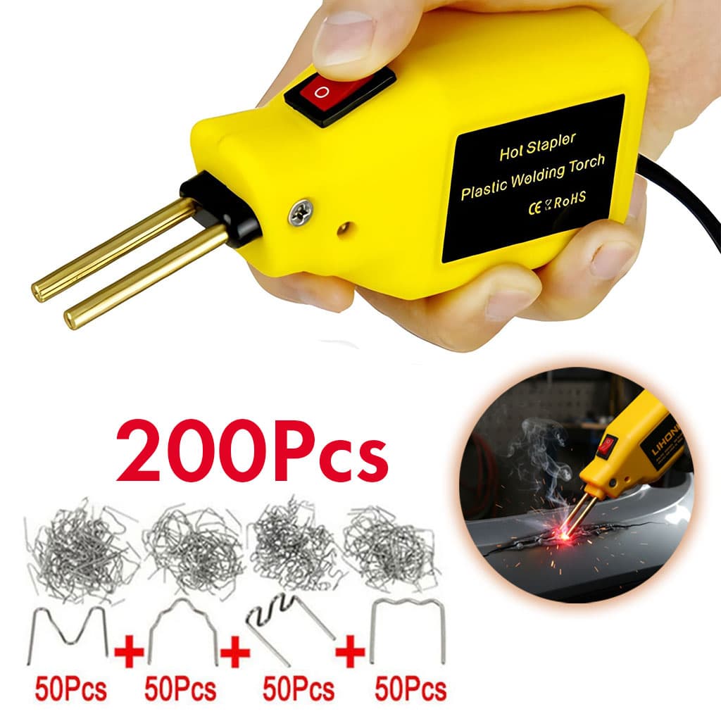 Mini Soudeuse de Plastique Parechoc 50W avec 200 agrafes inclus – جهاز تلحيم البلاستيك - Outillage et Bricolage - صورة 1