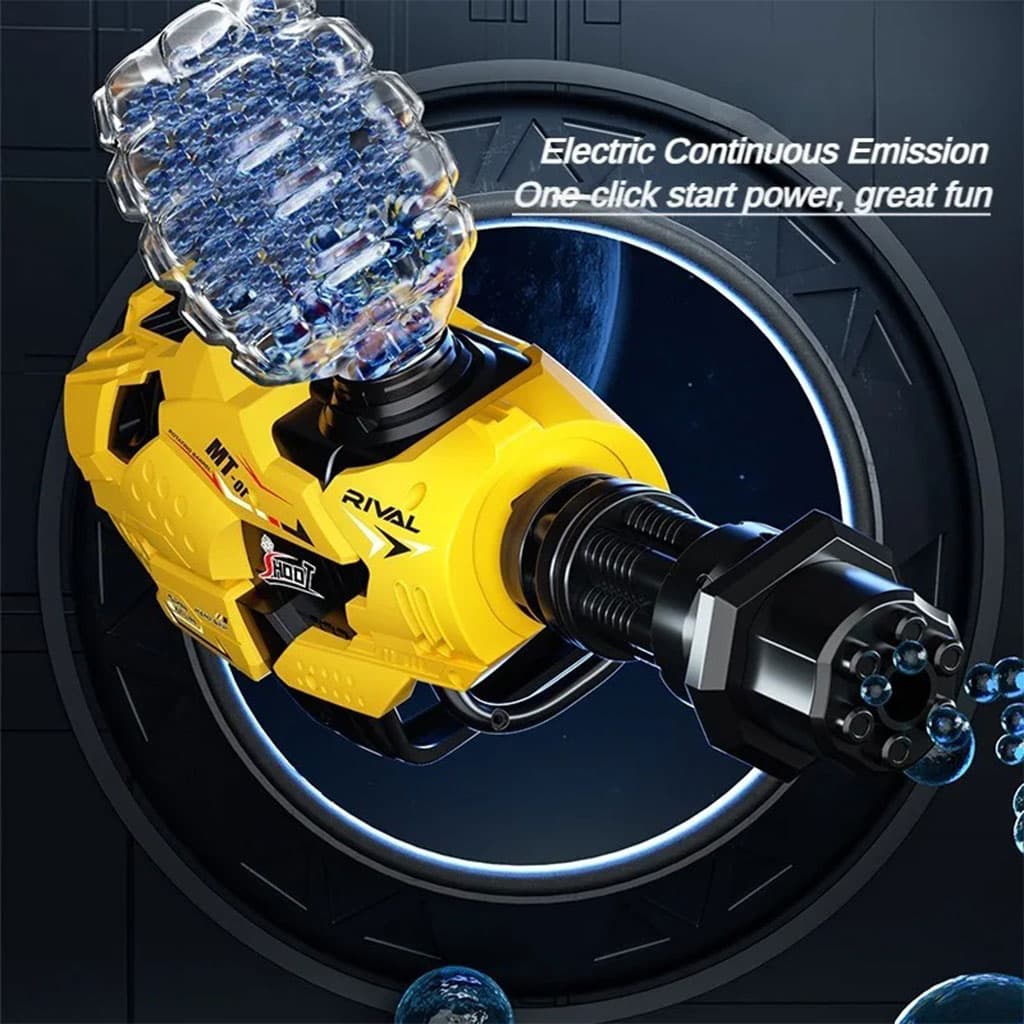 Gatling Canon Mécanique Pistolet à à Billes en Gel en Rafale – مسدس الطلقات الكريستالية - Jouet & Gaming - صورة 6