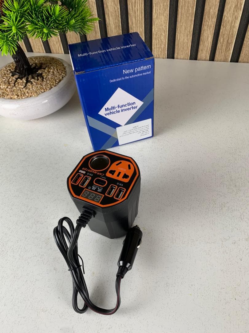 Convertisseur de Puissance pour Voiture 12V/24V vers DC220V Charge Rapide – محول التيار الكهربائي في السيارة - Accessoires Auto/Moto - صورة حقيقية 8