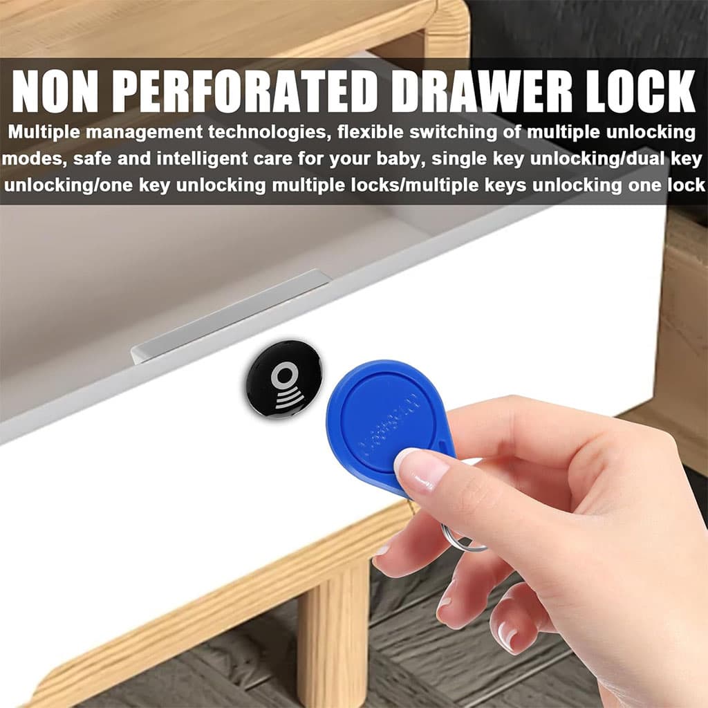 Serrure électronique d’armoire avec carte de déverrouillage – قفل درج ذكي مع بطاقة فتح - Électronique - صورة 6