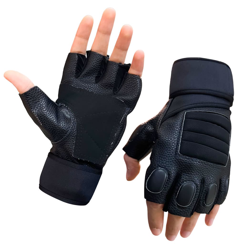 Gants Tactiques Demi Doigts Antidérapant pour Moto V3 - Divers - صورة 5