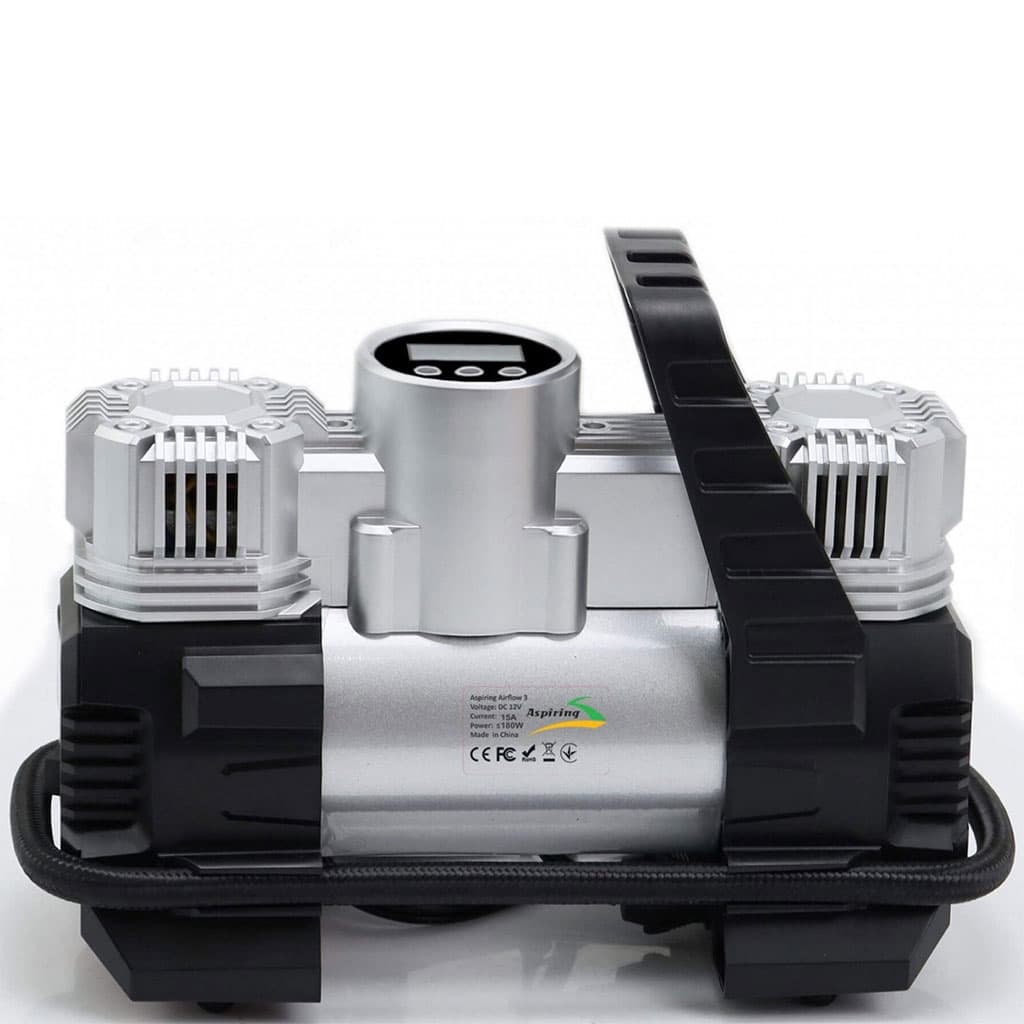 Compresseur de voiture à double piston écran LCD 180W 150psi BE0171 – جهاز ضغط العجلات للسياراة - Accessoires Auto/Moto - صورة 5