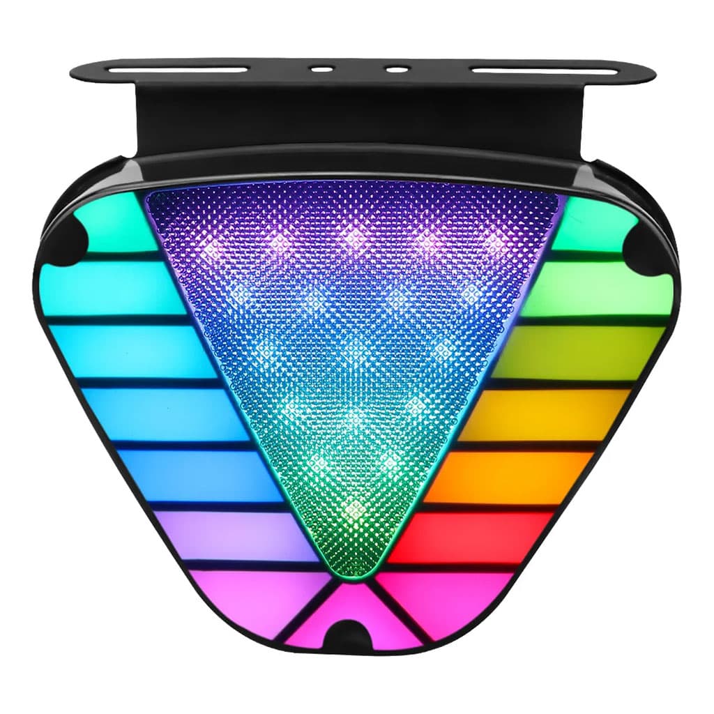 Feu arrière clignotant triangulaire à LED multicolore 2PCS – مصباح إشارة متعدد الألوان - Accessoires Auto/Moto - صورة 6