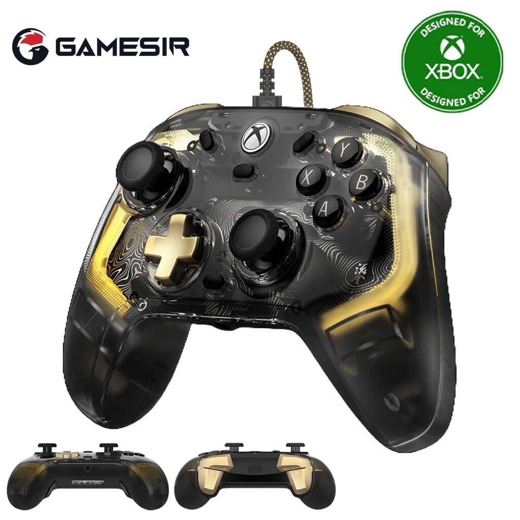 Manette filaire GameSir Kaleid Flux éclairage RGB pour Xbox – يد تحكم لاسلكية أصلية - Jouet & Gaming - صورة 1
