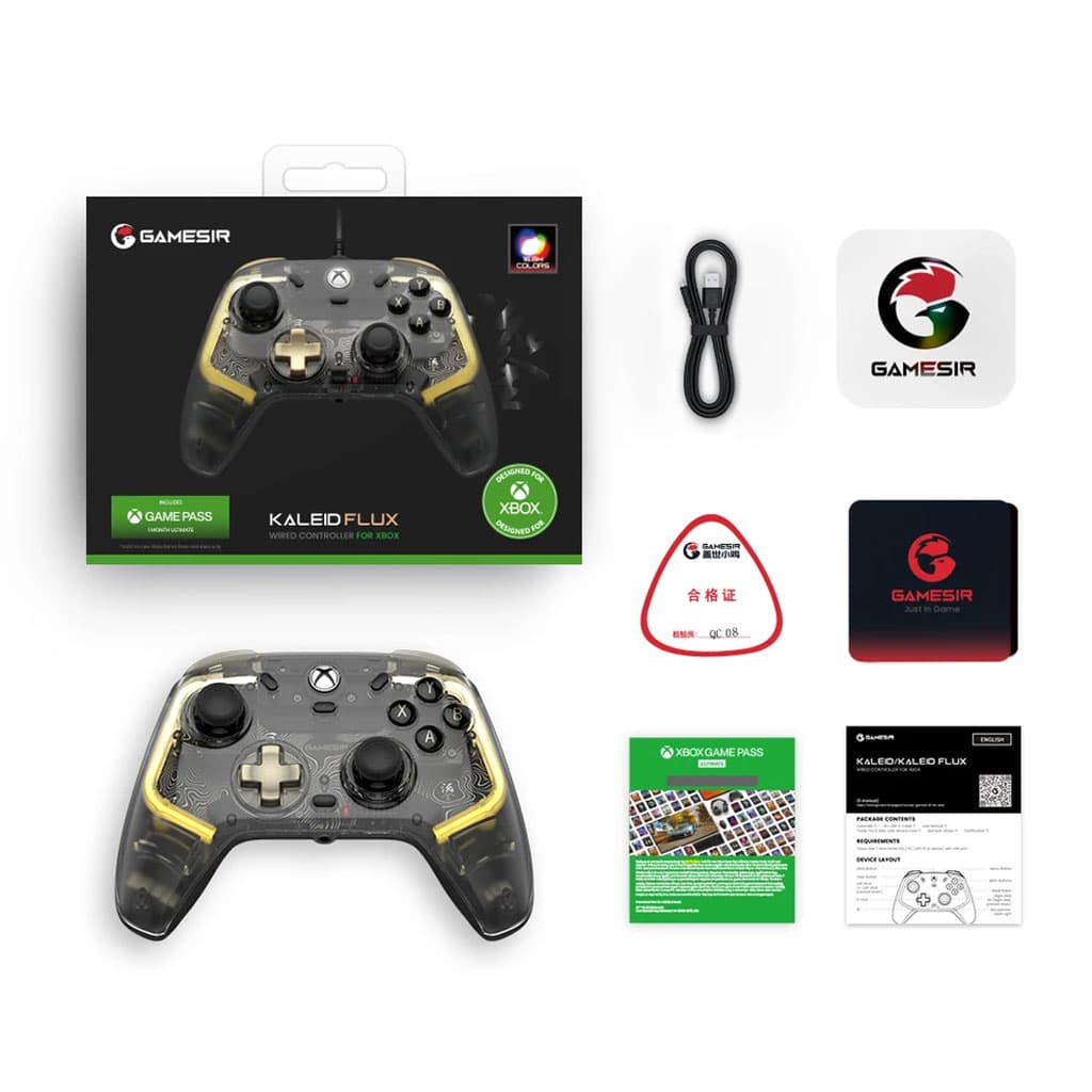 Manette filaire GameSir Kaleid Flux éclairage RGB pour Xbox – يد تحكم لاسلكية أصلية - Jouet & Gaming - صورة 8