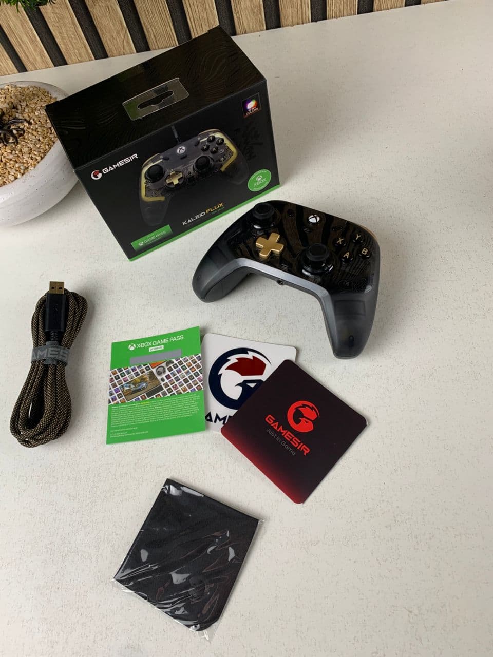 Manette filaire GameSir Kaleid Flux éclairage RGB pour Xbox – يد تحكم لاسلكية أصلية - Jouet & Gaming - صورة حقيقية 9