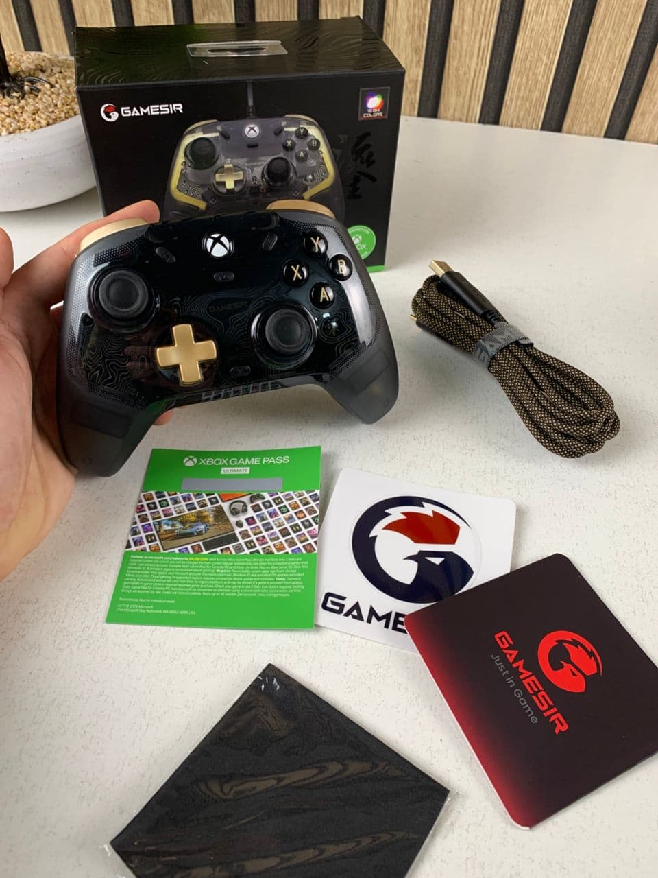 Manette filaire GameSir Kaleid Flux éclairage RGB pour Xbox – يد تحكم لاسلكية أصلية - Jouet & Gaming - صورة حقيقية 10