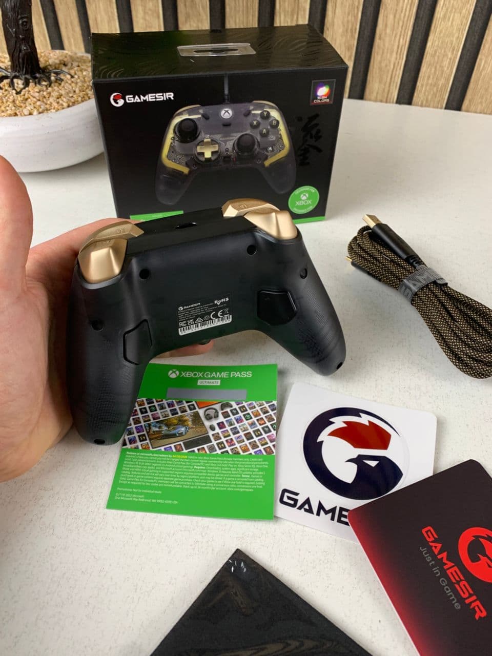 Manette filaire GameSir Kaleid Flux éclairage RGB pour Xbox – يد تحكم لاسلكية أصلية - Jouet & Gaming - صورة حقيقية 11