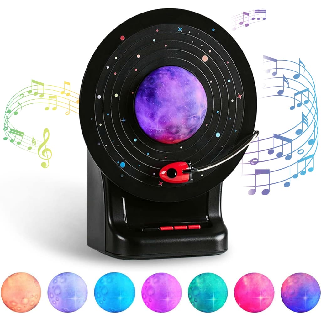 Haut Parleur Bluetooth avec lampe lunaire LED 3D à 7 couleurs réglables – مكبر صوت بلوتوث - Électronique - صورة 1