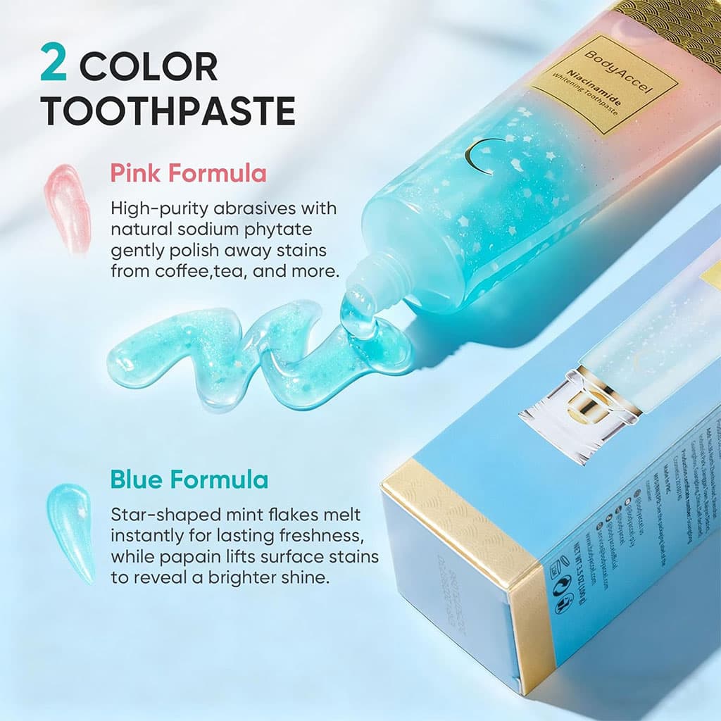 Dentifrice blanchissant à la niacinamide BodyAccel – معجون تبييض الأسنان - Soins et Beauté - صورة 7