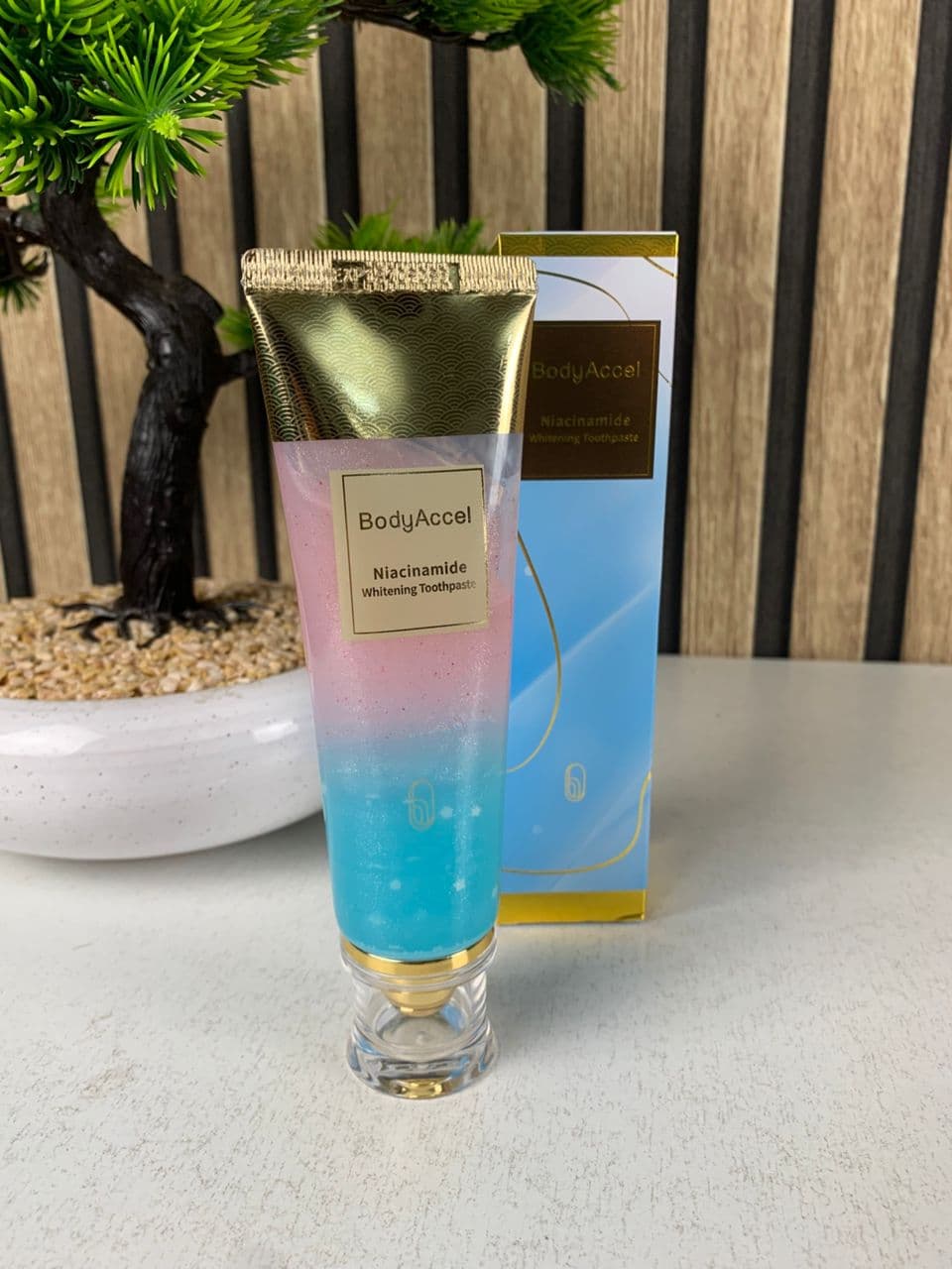 Dentifrice blanchissant à la niacinamide BodyAccel – معجون تبييض الأسنان - Soins et Beauté - صورة حقيقية 8