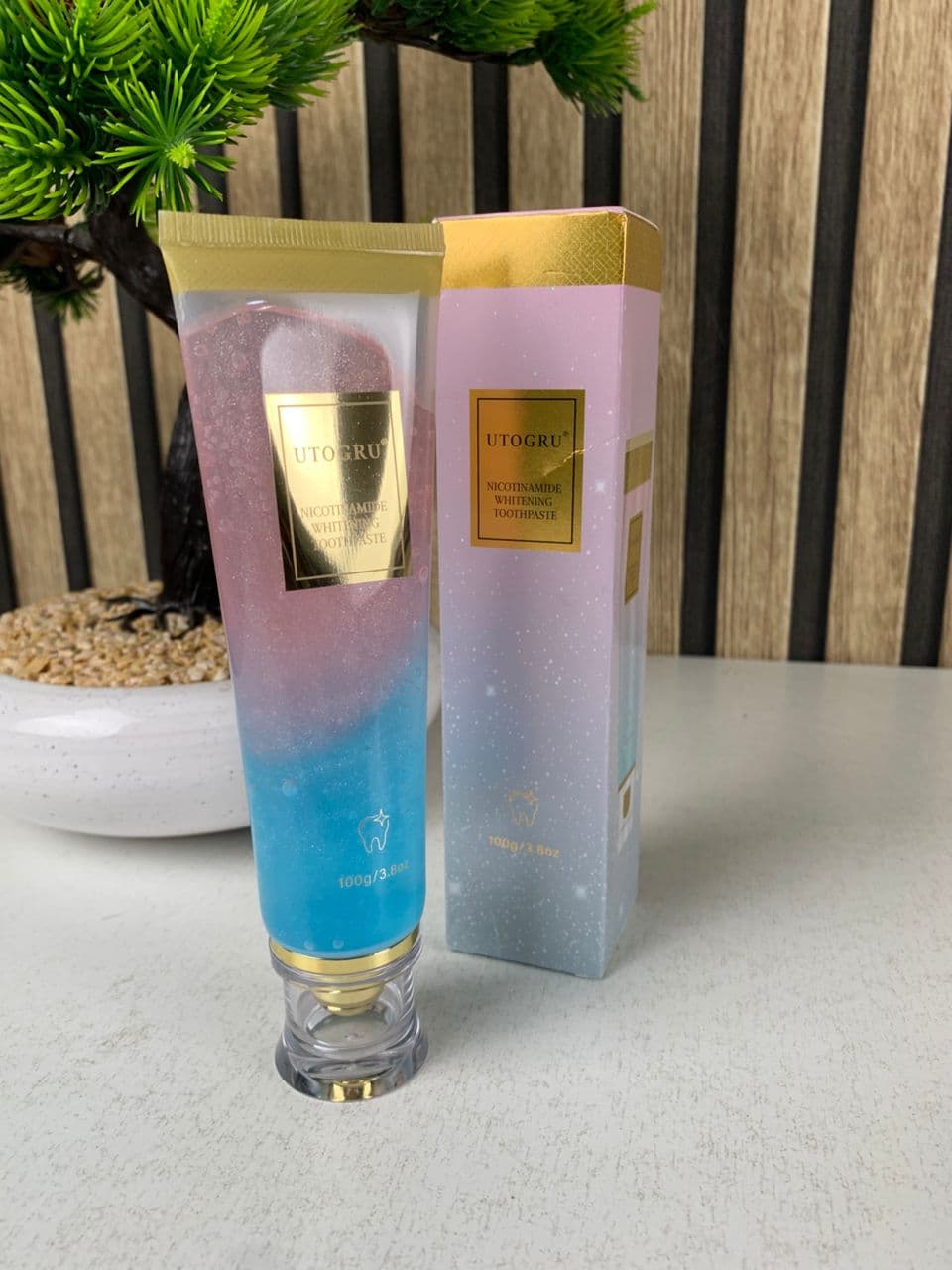 Dentifrice blanchissant à la niacinamide UTOGRU Triple action blanchissante – معجون تبييض الأسنان - Soins et Beauté - صورة حقيقية 8