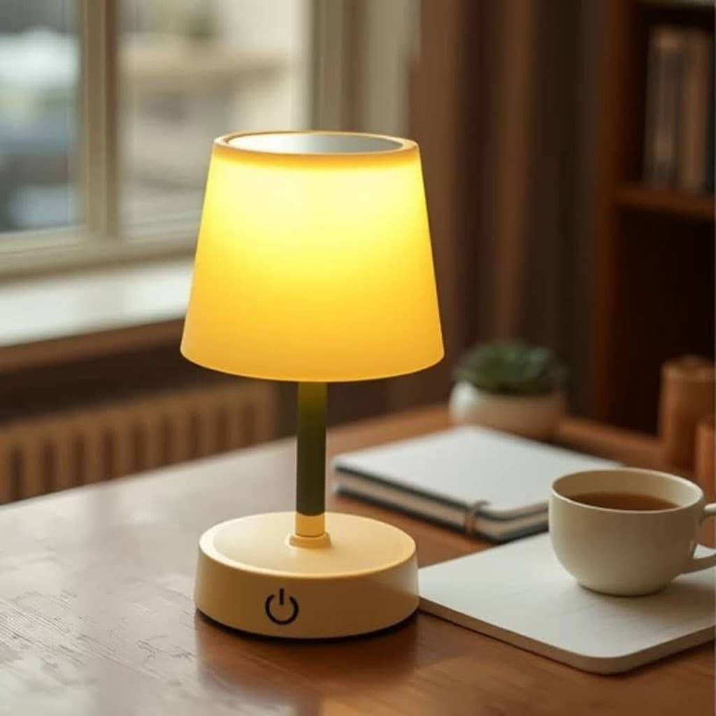 Lampe de chevet télescopique LED rechargeables lumière chaude – مصباح تيليسكوبي بإضاءة دافئة - Décoration - صورة 2
