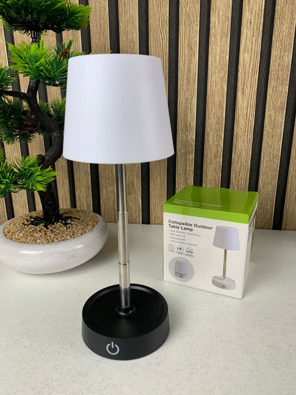 Lampe de chevet télescopique LED rechargeables lumière chaude – مصباح تيليسكوبي بإضاءة دافئة - Décoration - صورة حقيقية 12