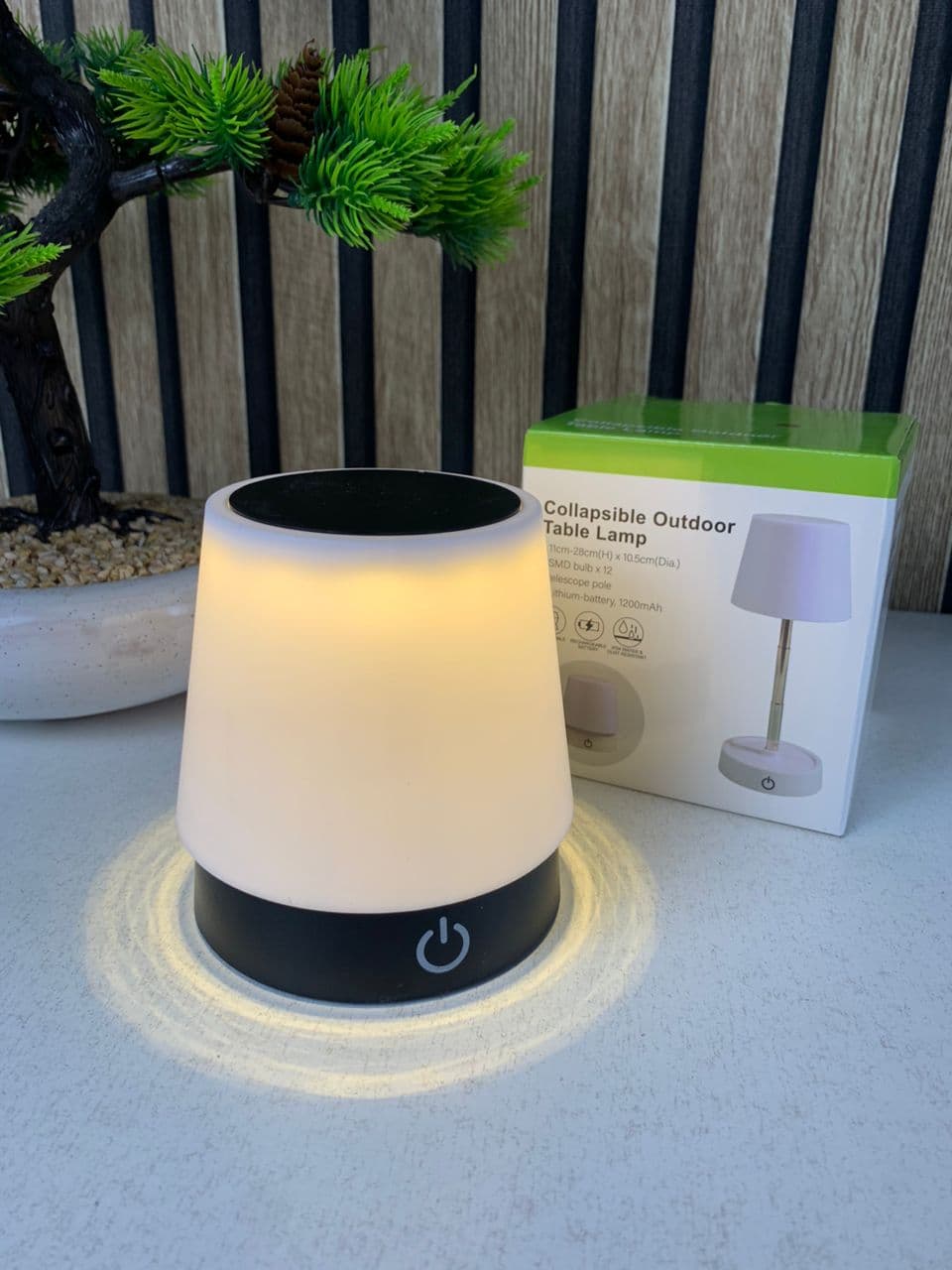 Lampe de chevet télescopique LED rechargeables lumière chaude – مصباح تيليسكوبي بإضاءة دافئة - Décoration - صورة حقيقية 13