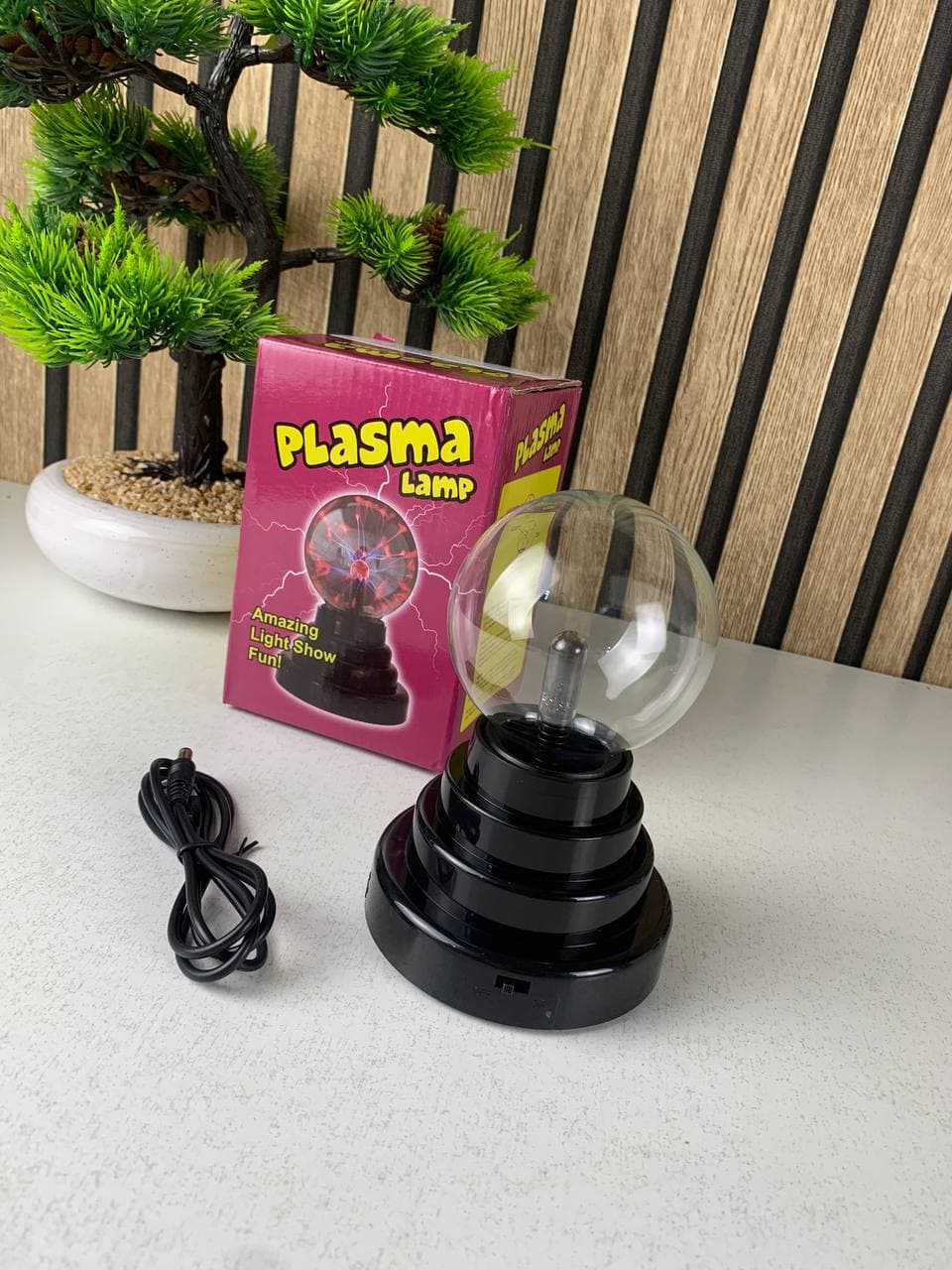 Lampe boule plasma sphérique ionique tactile – مصباح بلازما - Électronique - صورة حقيقية 8