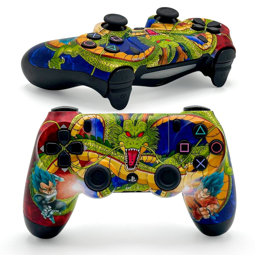 SONY DualShock Manette PS4 Sans Fil, Batterie Rechargeable (High Copy) – Edition Dragon Ball Z - Jouet & Gaming - صورة 1