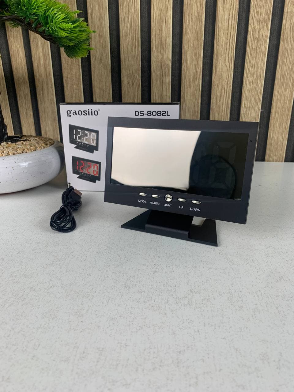Réveil Numérique Miroir LED Moderne DS-8082L – ساعة منبه رقمي - Électronique - صورة حقيقية 8