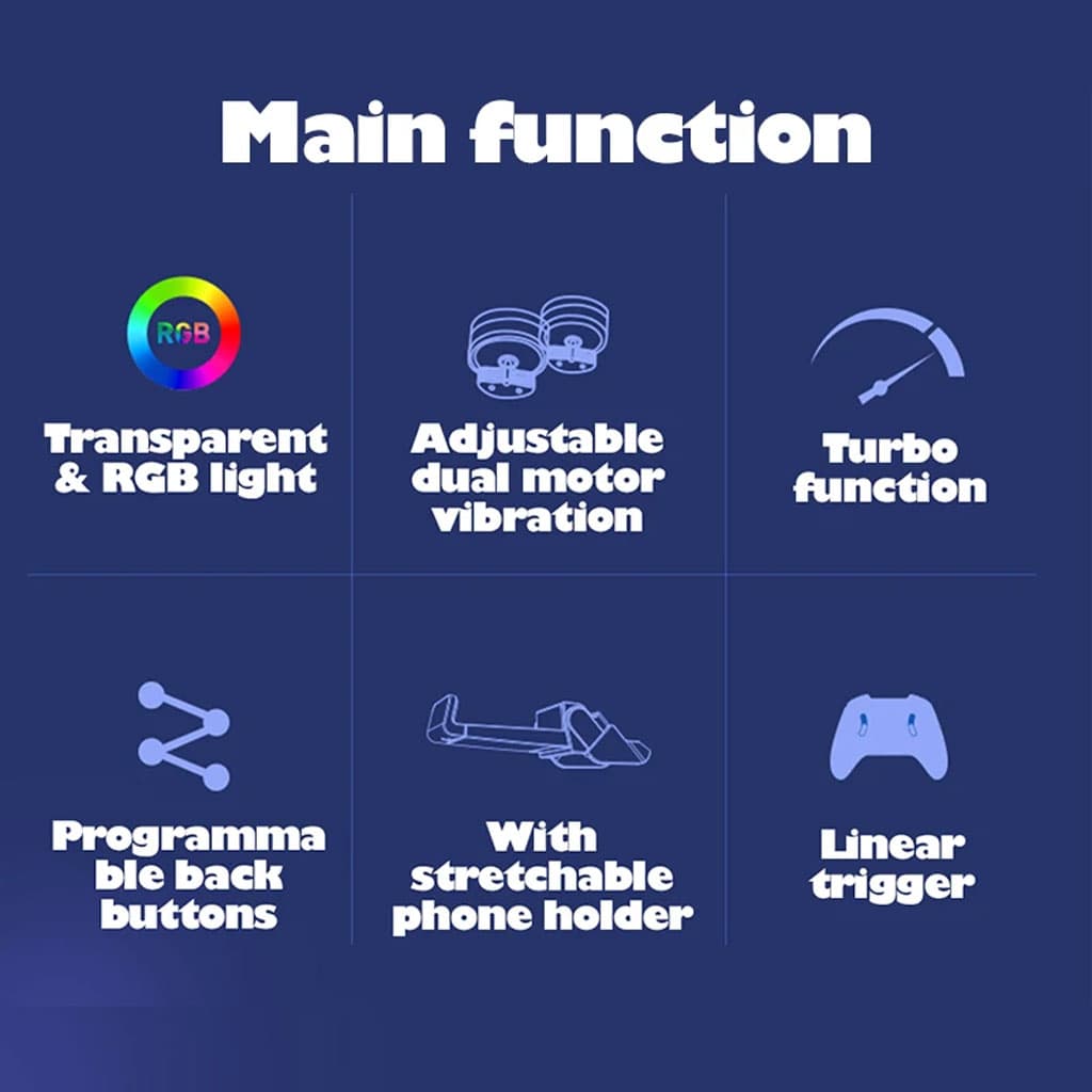 Manette de jeu sans fil IPEGA PG-9666TH avec poignets lumineux RGB - يد تحكم لاسلكية - Jouet & Gaming - صورة 7