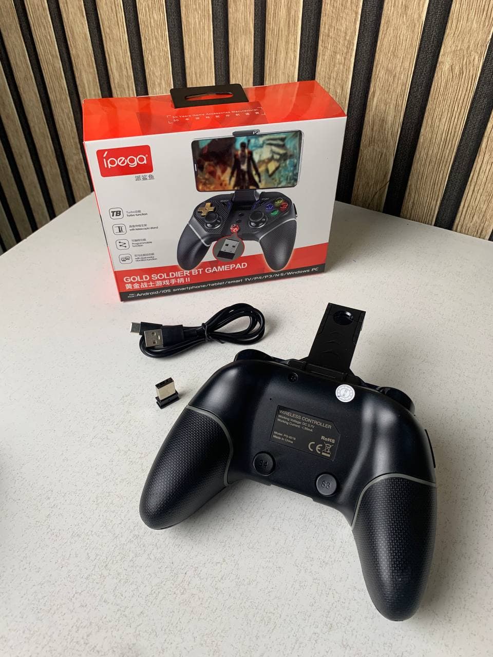 Manette de jeu sans fil IPEGA PG-9218 Gold Soldier BT Gamepad - يد تحكم لاسلكية - Jouet & Gaming - صورة حقيقية 9