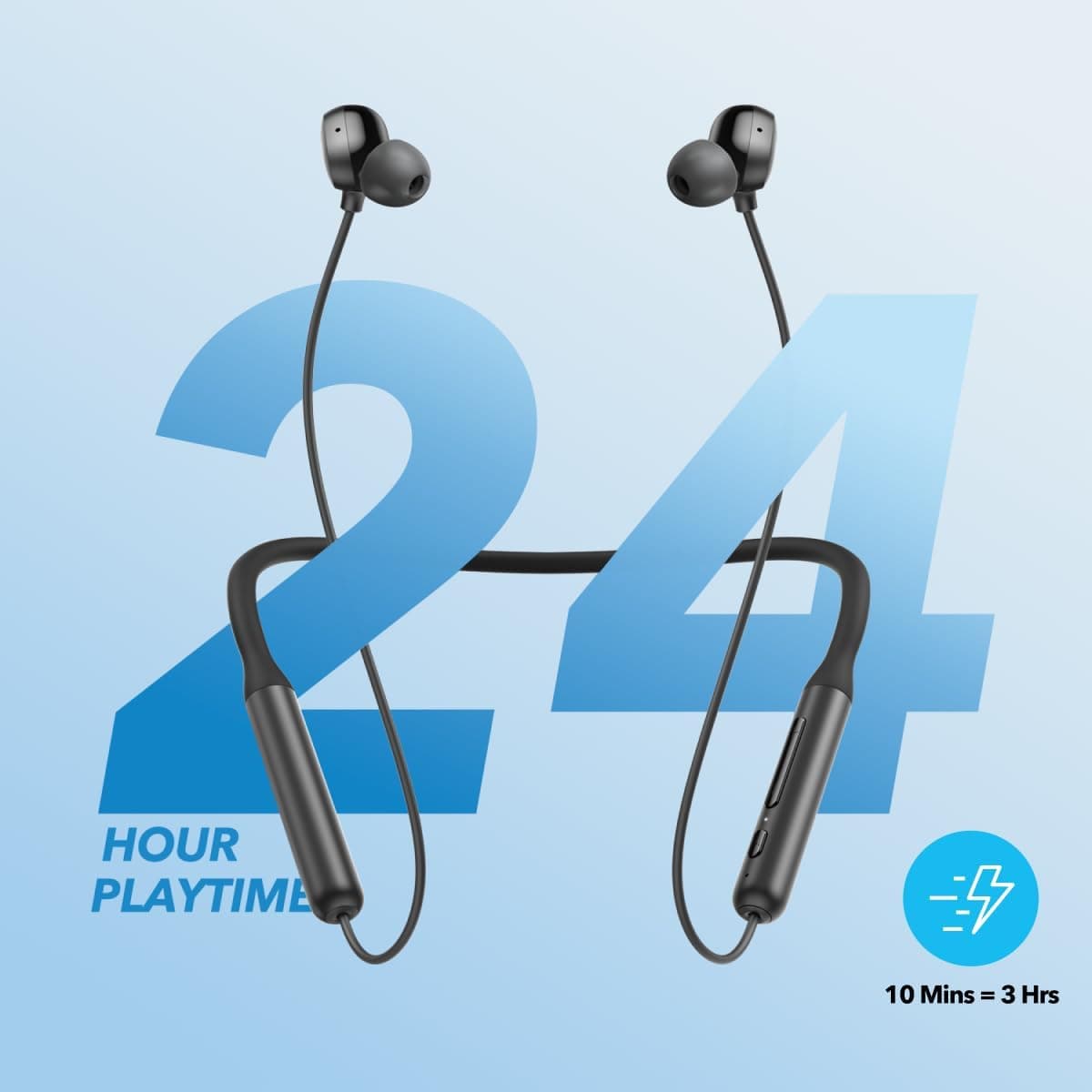 Écouteurs tour de cou Bluetooth Anker Soundcore Life U2 24 h d’autonomie - سماعات رياضية أصلية - Électronique - صورة 4