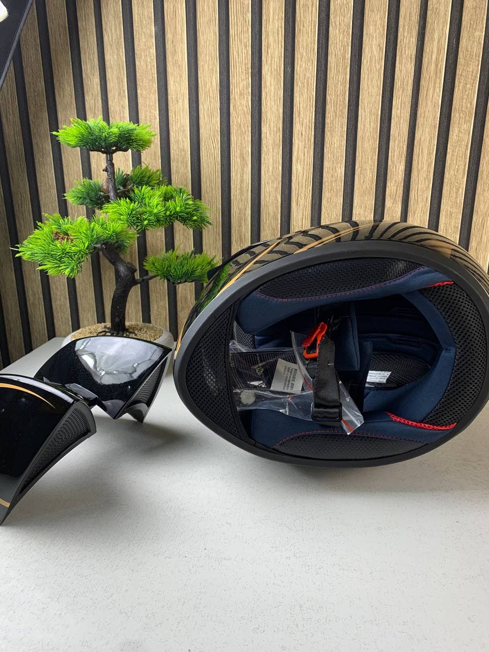 Casque de moto pour femme et fille avec oreilles de chat - خوذة احترافية للنساء - Accessoires Auto/Moto - صورة حقيقية 13