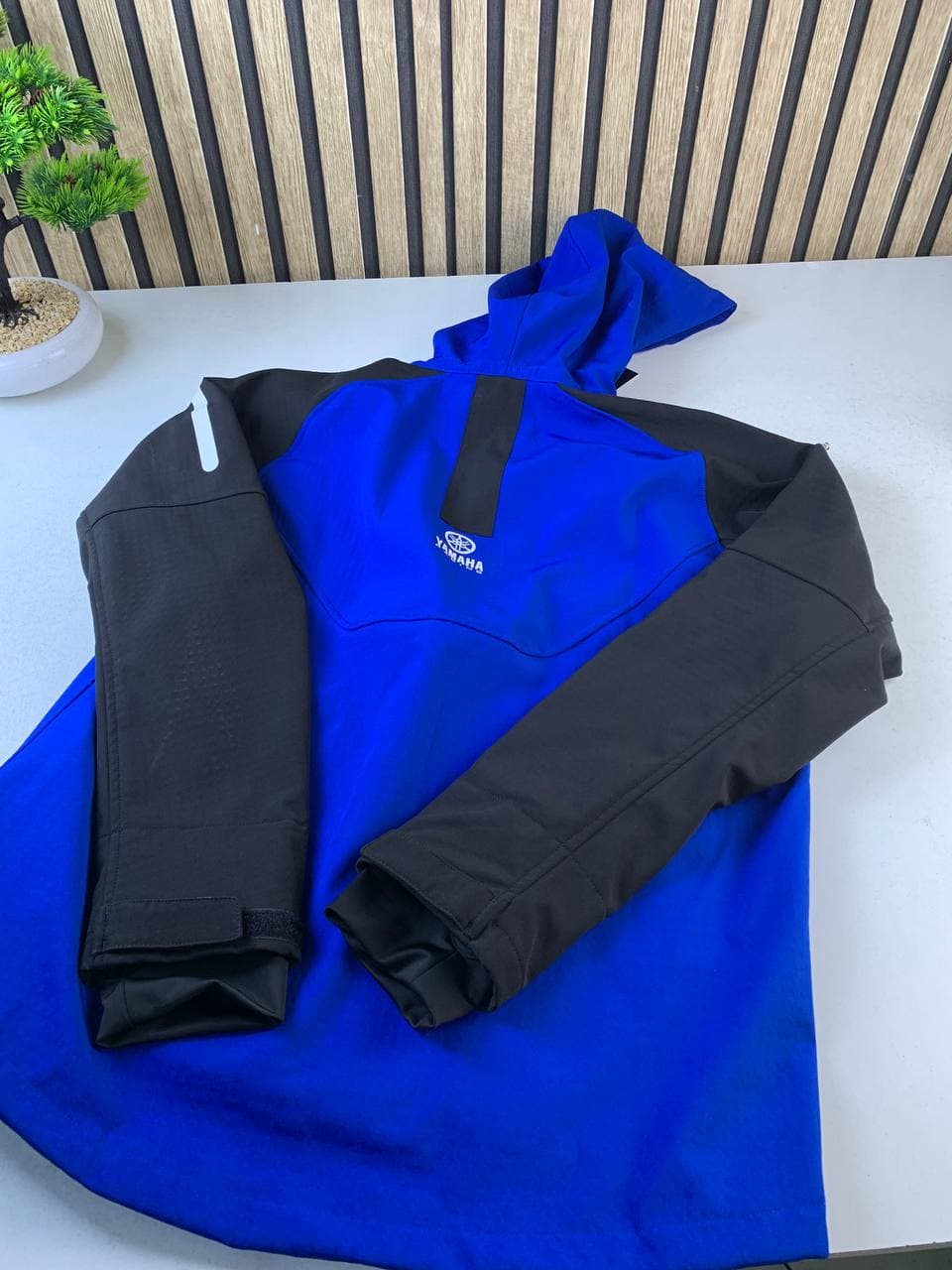 Veste Yamaha Racing Softshell Edition Black à Capuche Unisexe - سترة ياماها جودة عالية - Accessoires Auto/Moto - صورة حقيقية 7
