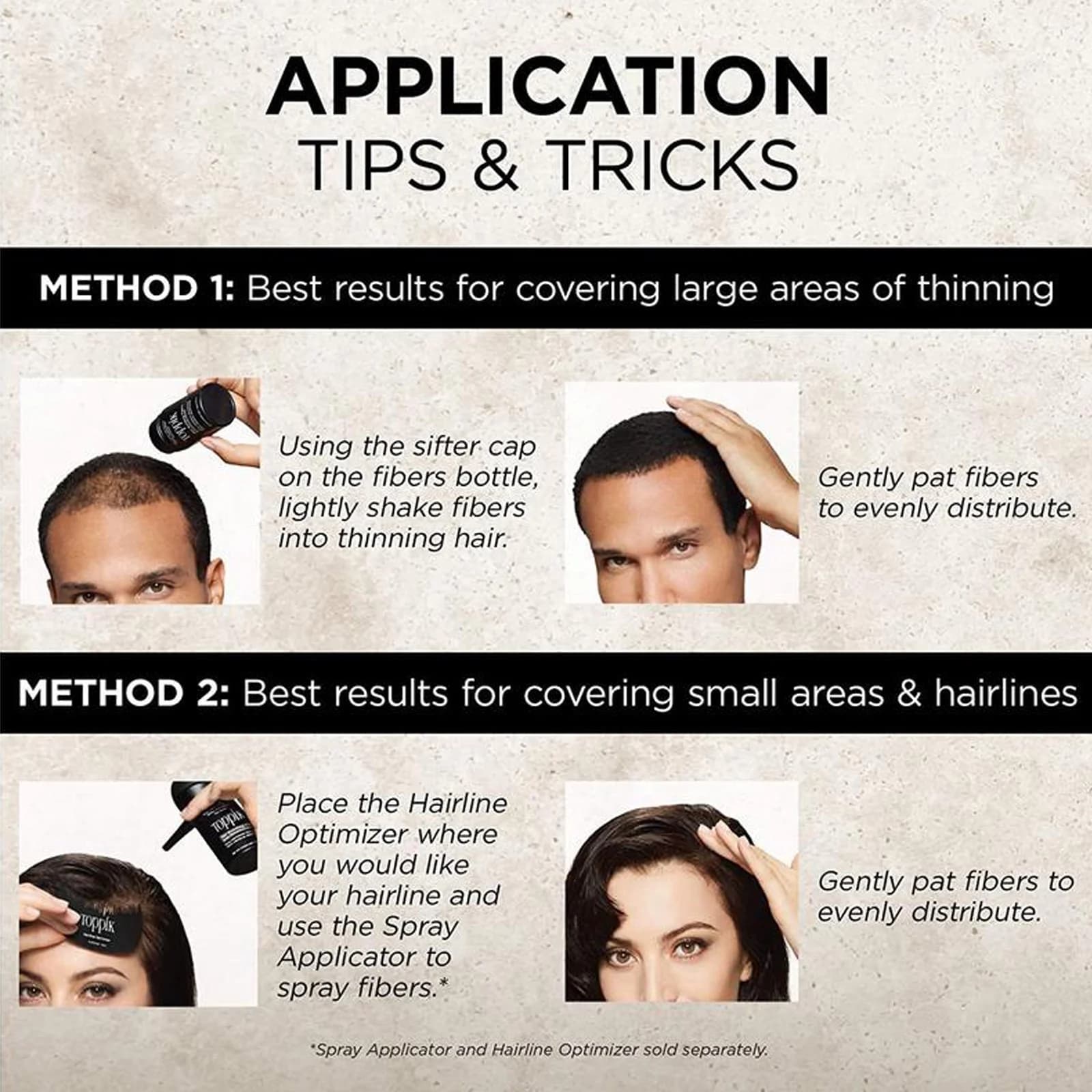 Toppik fibres capillaires noires - ألياف "توبيك" لتكثيف الشعر - Soins et Beauté - صورة 4