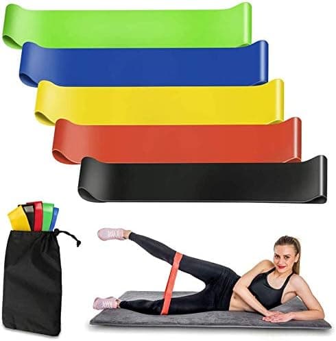 Ensemble de bandes de résistance Elastiques 5Pcs pour exercices de sport - طقم أحزمة المقاومة للرياضيين - Sport - صورة 1