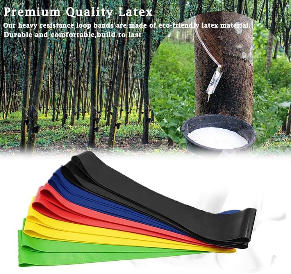 Ensemble de bandes de résistance Elastiques 5Pcs pour exercices de sport - طقم أحزمة المقاومة للرياضيين - Sport - صورة 4