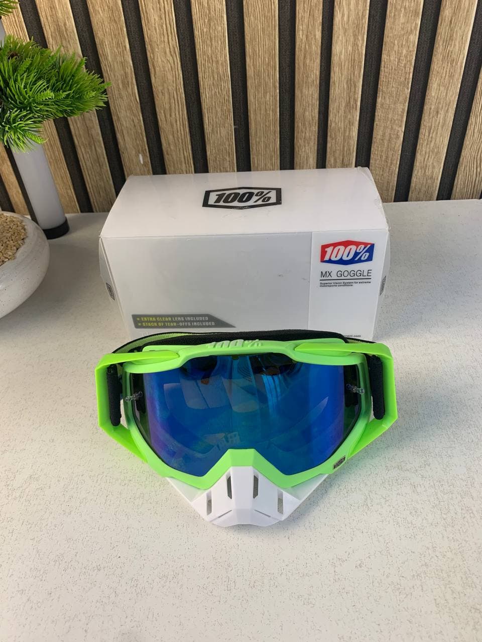 Lunettes Motocross RX Goggles RaceCraft Protection Totale Coupe-vent - نظارات سائقي الدراجات - Accessoires Auto/Moto - صورة حقيقية 10